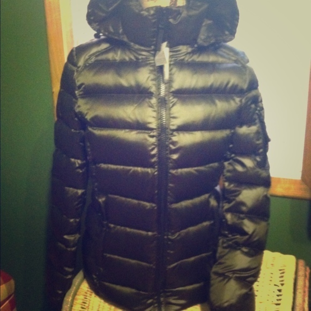 Calvin Klein Green Down Coat S